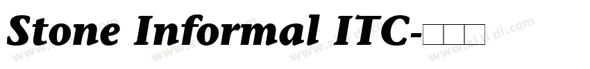 Stone Informal ITC字体转换